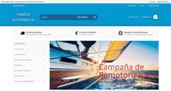 Desktop Screenshot of nautica-profesional.com
